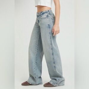 PACSUN LENA Baggy Light Wash Wide Leg Women's Jeans size 26